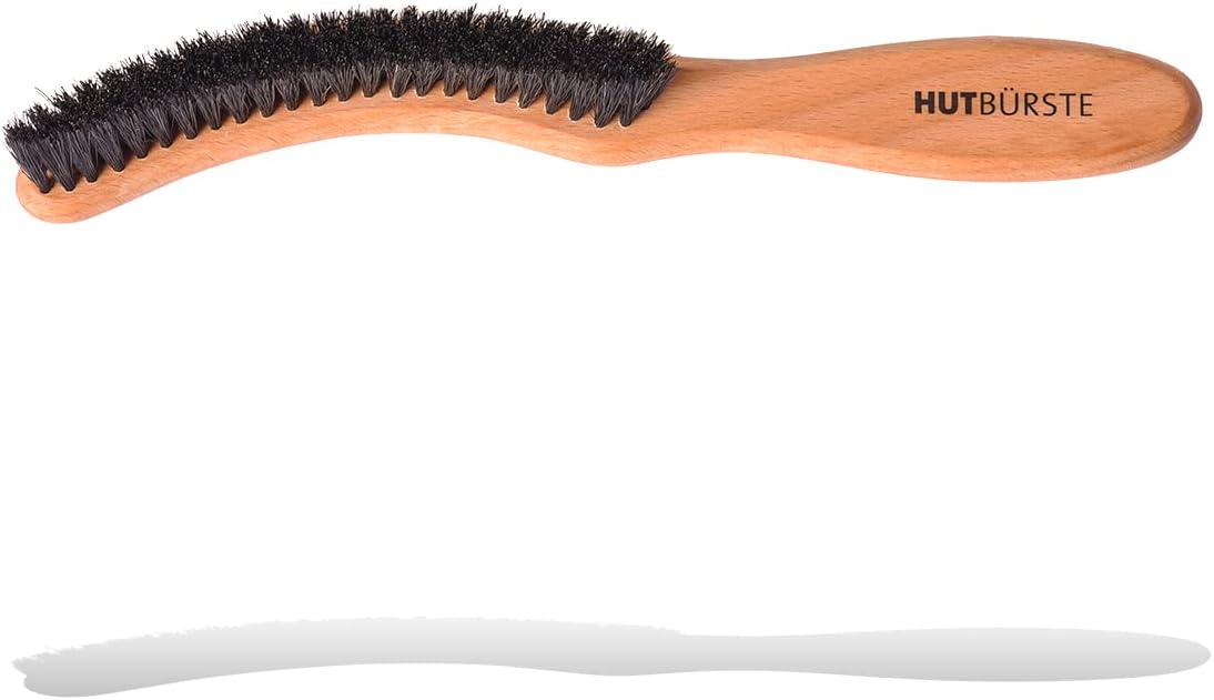 Valentino Garemi Traditional Hat Cleaning Brush | Remove Dust, Dry Stains, Rain Spots, Sweat Marks