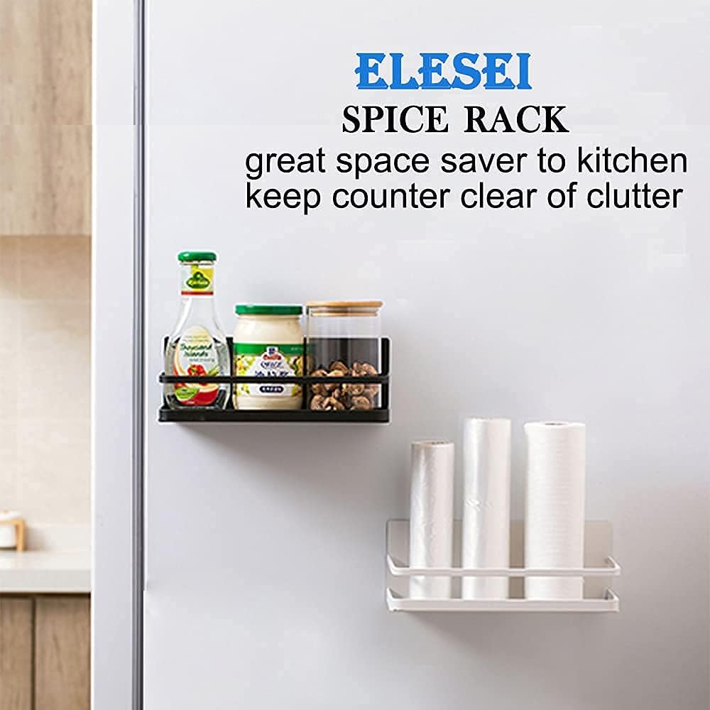 Magnetic Spice Rack Refrigerator Side Magnetic Spice Rack Kitchen Magnetic Shelf Magnetic Fridge