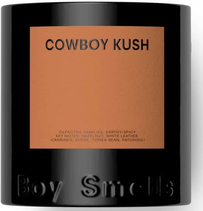 Boy Smells - Cowboy Kush Scented Candles for Men and Women - 8.5 oz - Soy, Coconut Wax Candle Blend