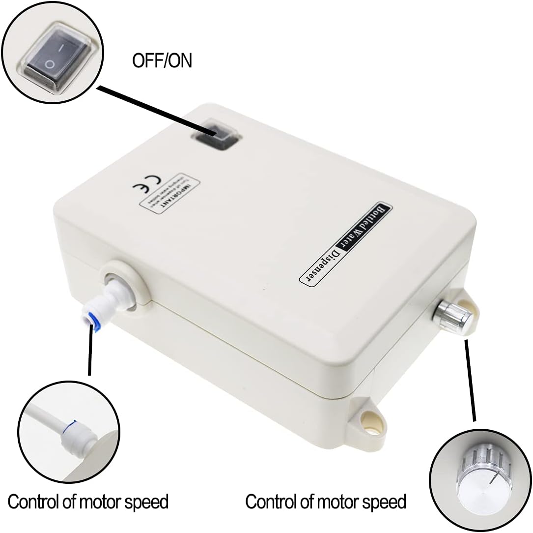 Drinking Water Dispenser Pump System Bottle Water Dispenser 5 Gallon 40PSI for Refrigerator Ice