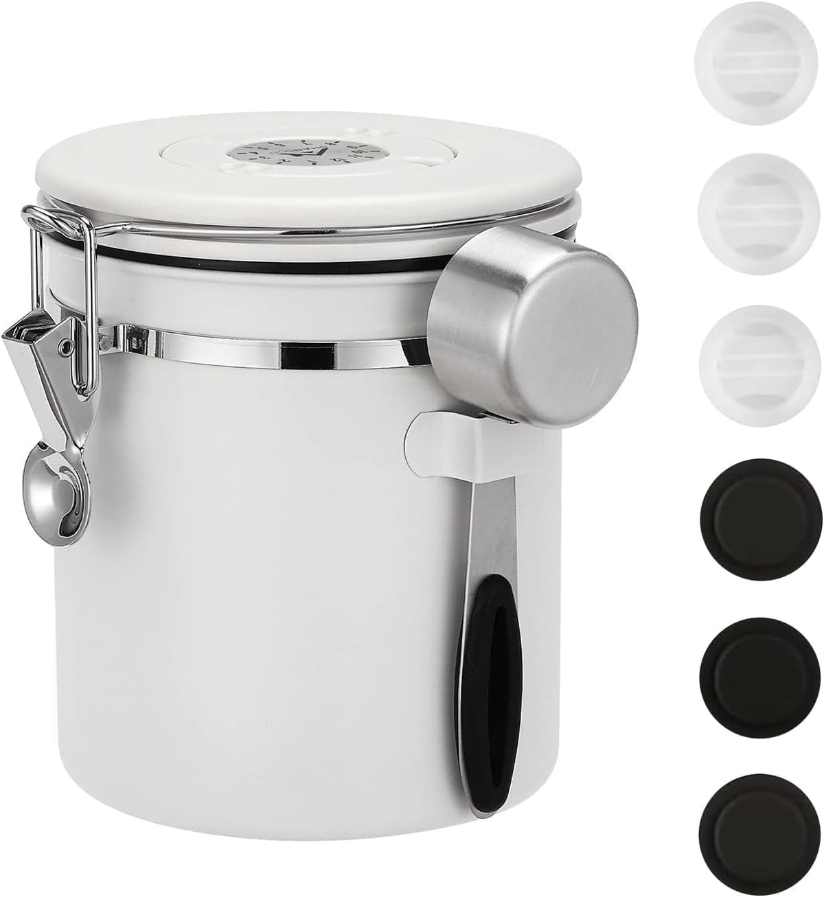ShanSon Coffee Canister Airtight Coffee Container Stainless Steel Coffee Bean Storage Container