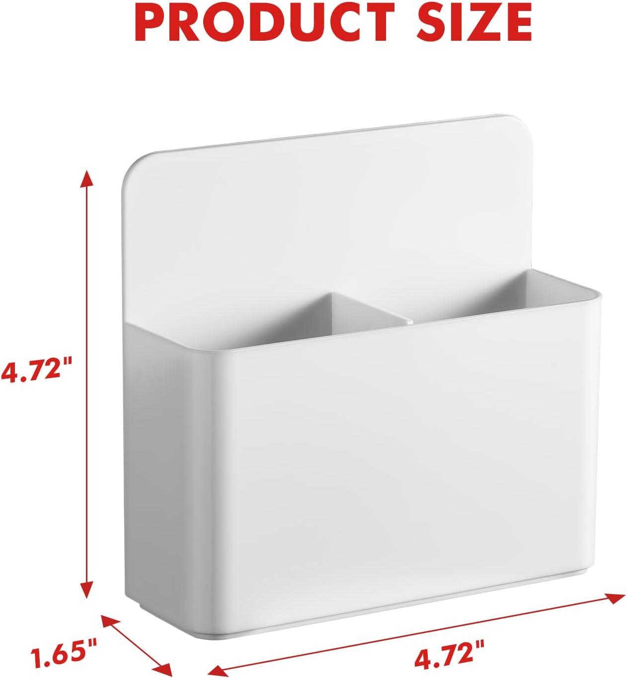 BEYGORM 2 Pack Plastics Magnetic Pen Holder for Refrigerator, Dry Erase Marker Holder for