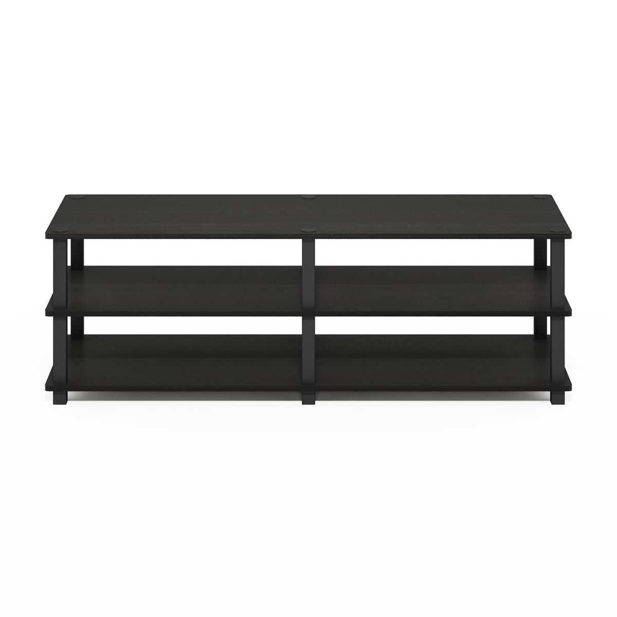 Furinno TURN-S-TUBE Shoe Rack, 3-Tier Wide Shoe Organizer, Open Shelf Rectangular Shoe Storage