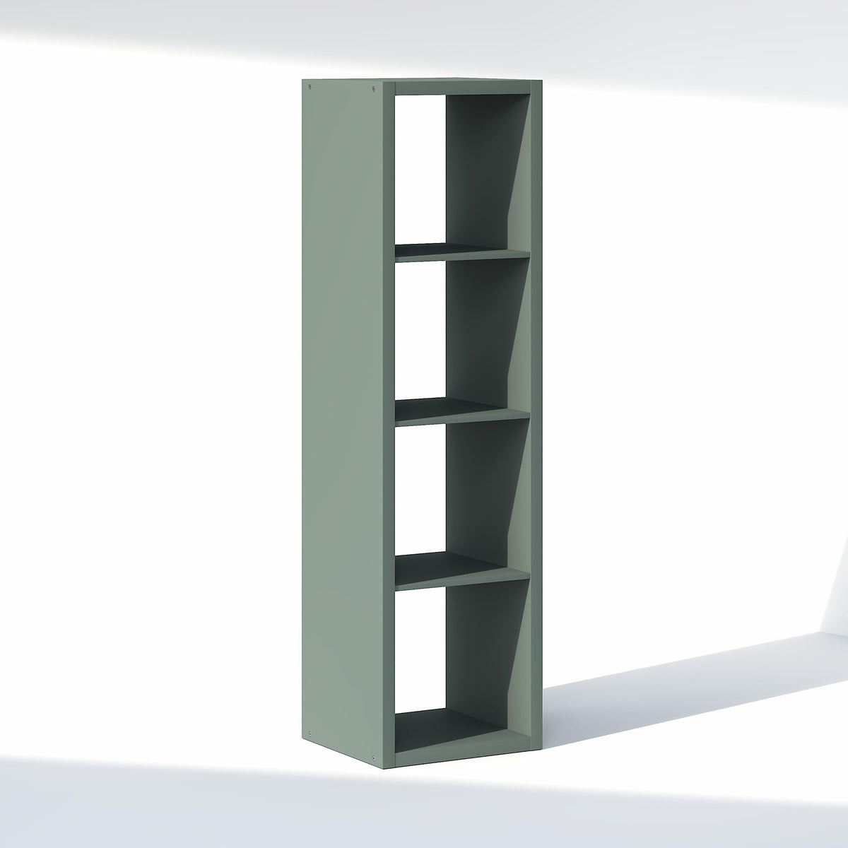 Furinno Cubic Extra Thick 4-Cube Closet Organizers and Storage, Sage Green