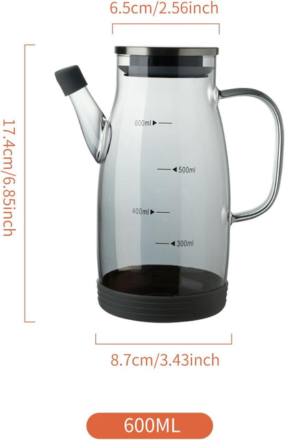 Large Glass Oil Dispenser Bottle for Kitchen Cooking Recipiente Para Aceite De Cocina Olive Oil