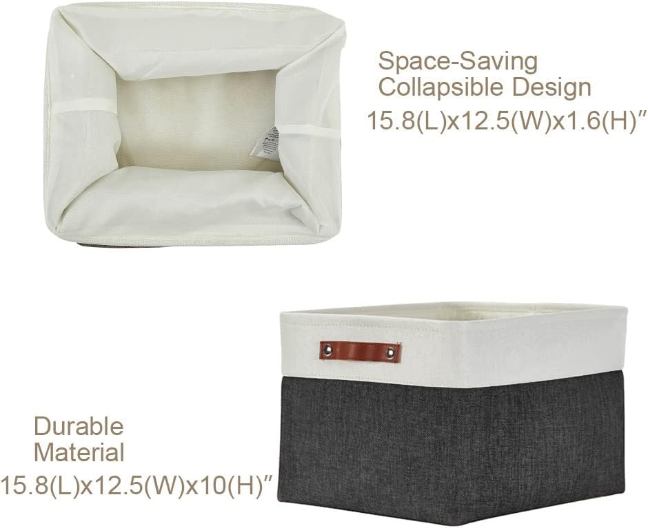 DECOMOMO Storage Baskets for Shelves - Fabric Closet Organizers and Storage Bins, Perfect Baskets