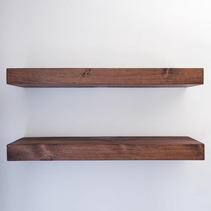 Modern Floating Shelves 3 Inches Thick for Wall, Wide Shelves for Kitchen, Living Room, Bedroom