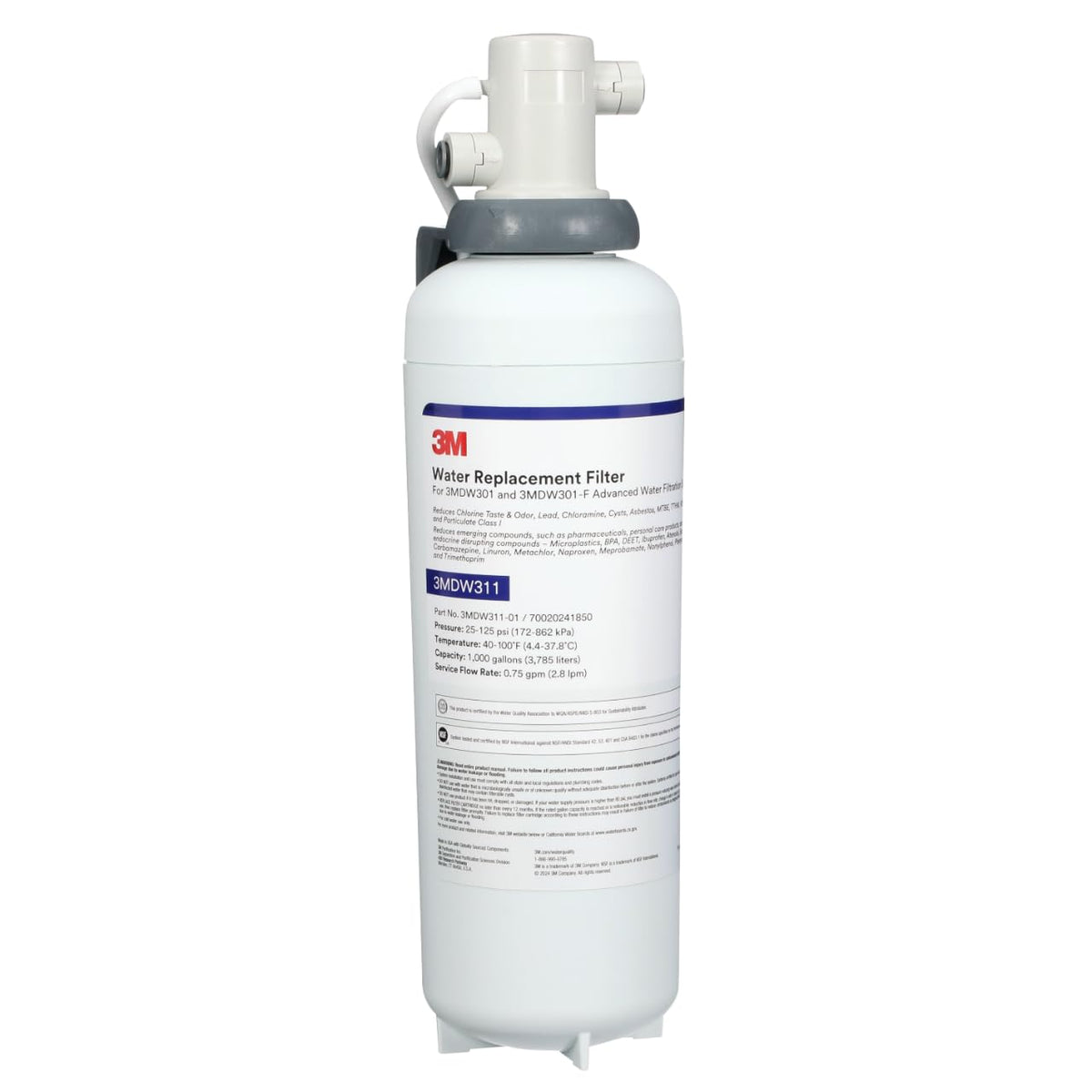Aqua-Pure DW301 Under Sink Water Filter System, Removes Lead, VOC's, Microplastics, Cysts, Bad