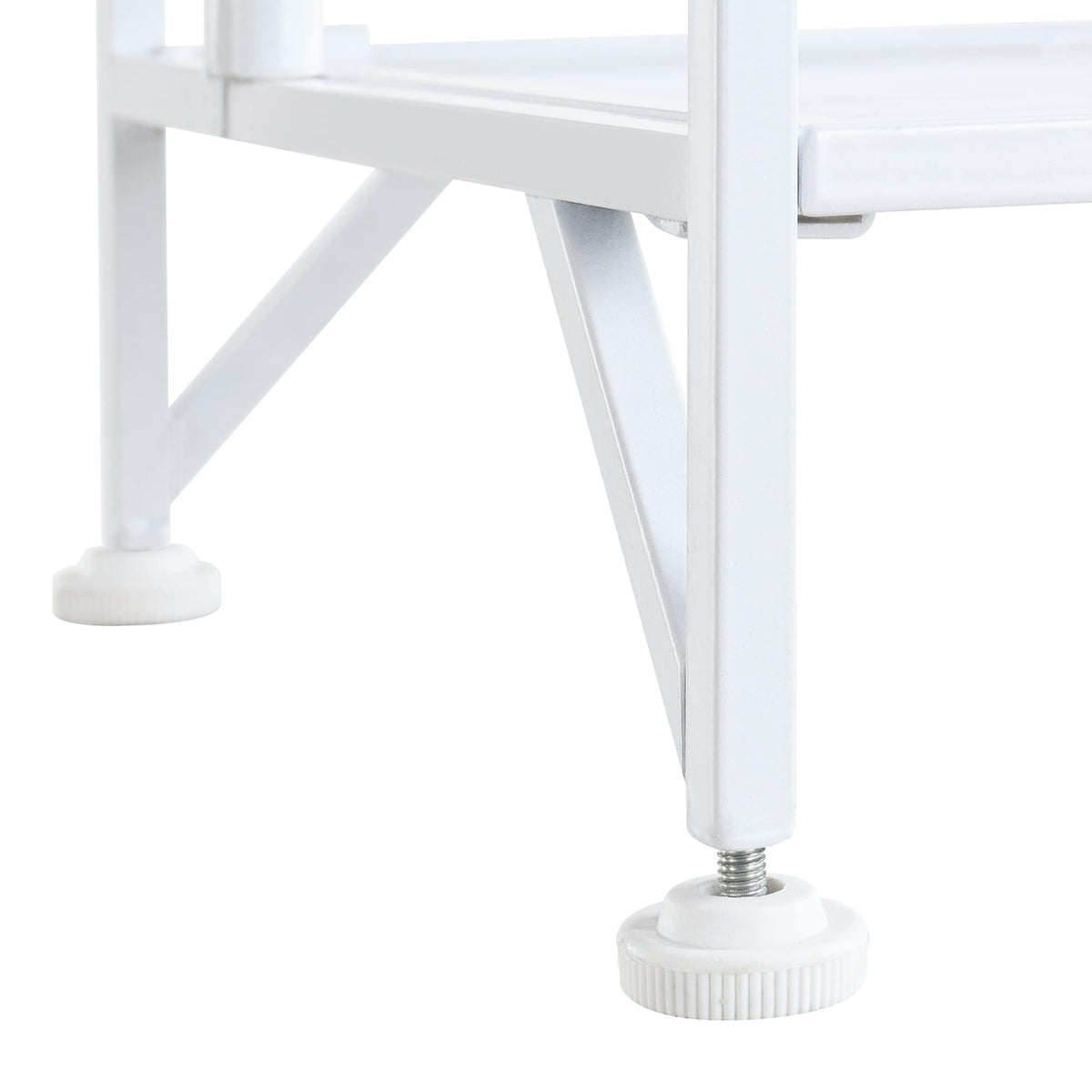 Convenience Concepts Xtra Storage Shelves - 3-Tier Wide Folding Metal Storage Shelves, Closet