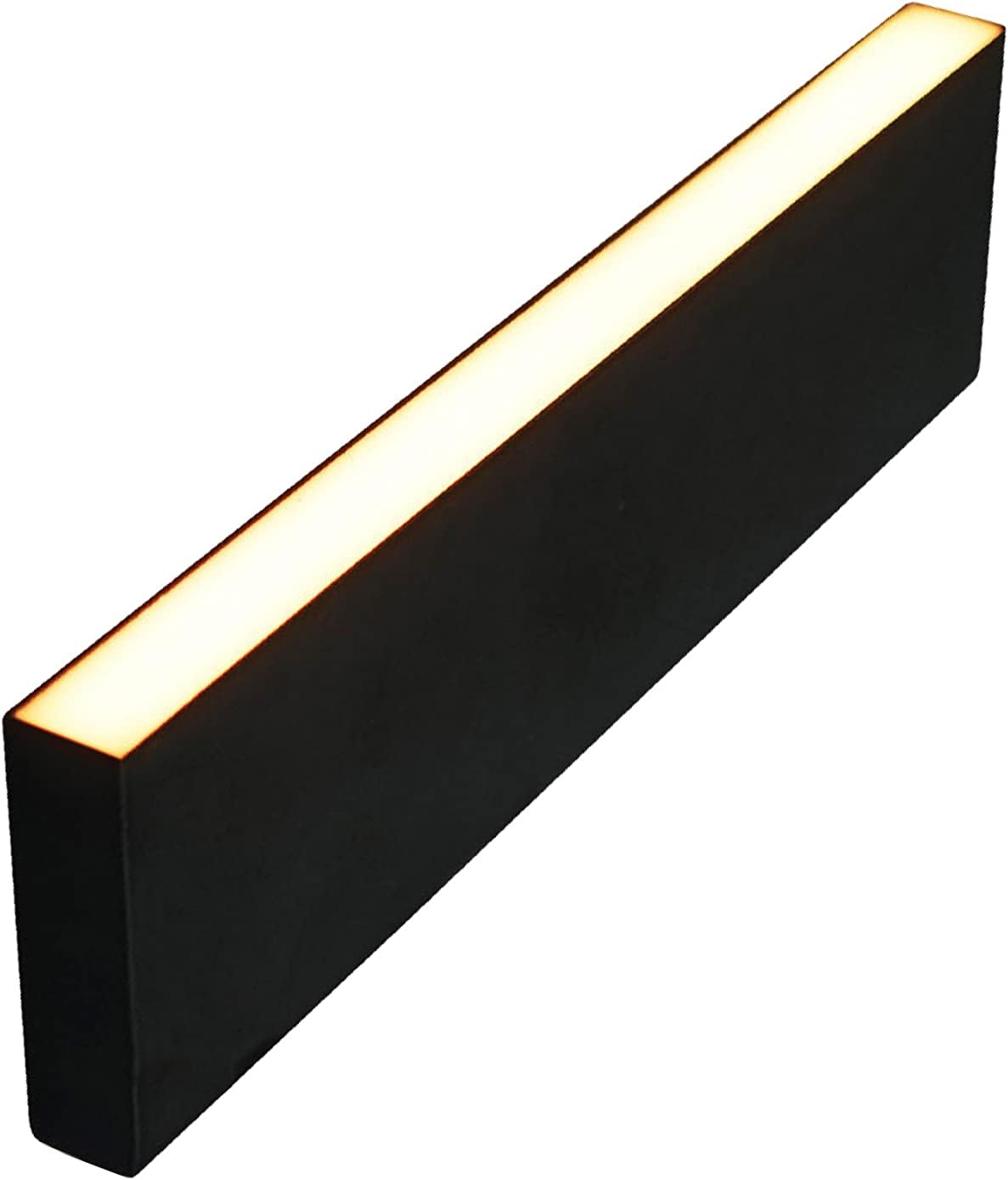LUMENGY Paver Light Slim 0.5x8 Inch (0.55 x 7.87 inches) 2700K Warm White Glare-Free Steel Brick