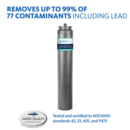 Aquasana Under Sink Water Filter Replacement - Claryum Direct Connect Under Counter Filtration
