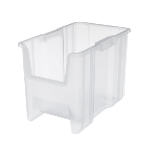 Akro-Mils 13014 Stak-N-Store Stackable Storage Bins, Heavy Duty Garage Storage Containers, Open