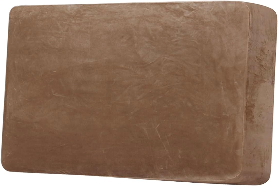 H.VERSAILTEX Velvet Stretch Individual Couch Cushion Cover Plush Slipcover for Loveseat Sofa Seat