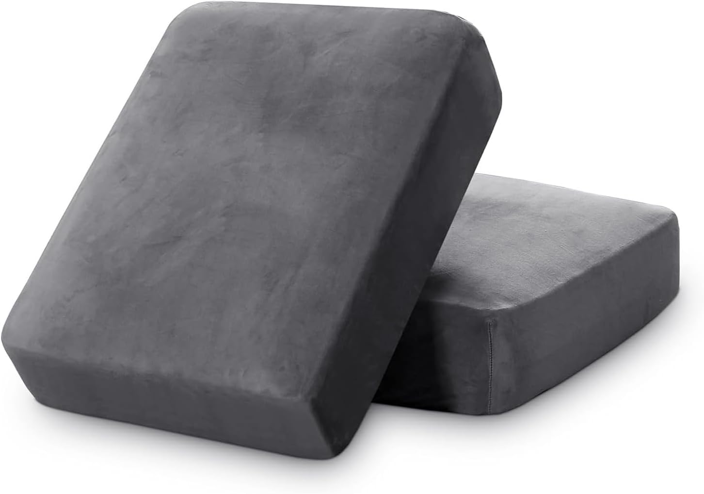 PrinceDeco Stretch Velvet Couch Cushion Covers for Individual Cushions Sofa Cushion Cover Seat