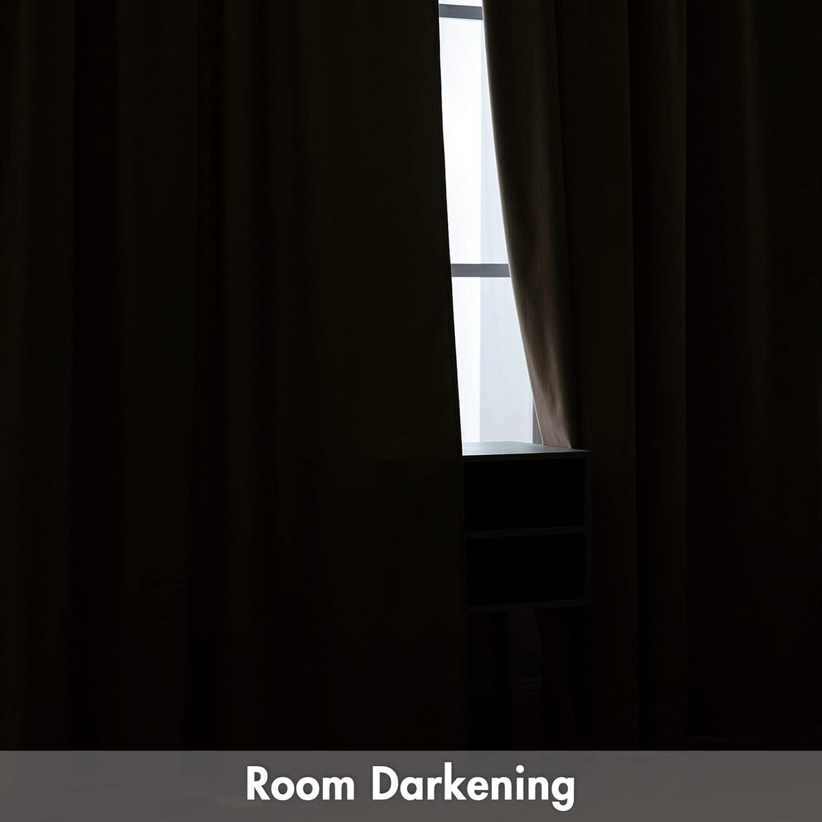 MIULEE Beige Velvet Curtains Thermal Insulated Blackout Curtain Drapes for Bedroom Living Room
