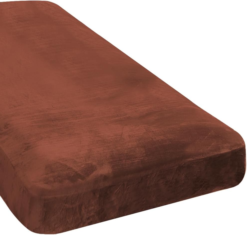 H.VERSAILTEX Velvet Stretch Individual Chaise Cover Sectional Couch Covers for L Shaped Sofa Both