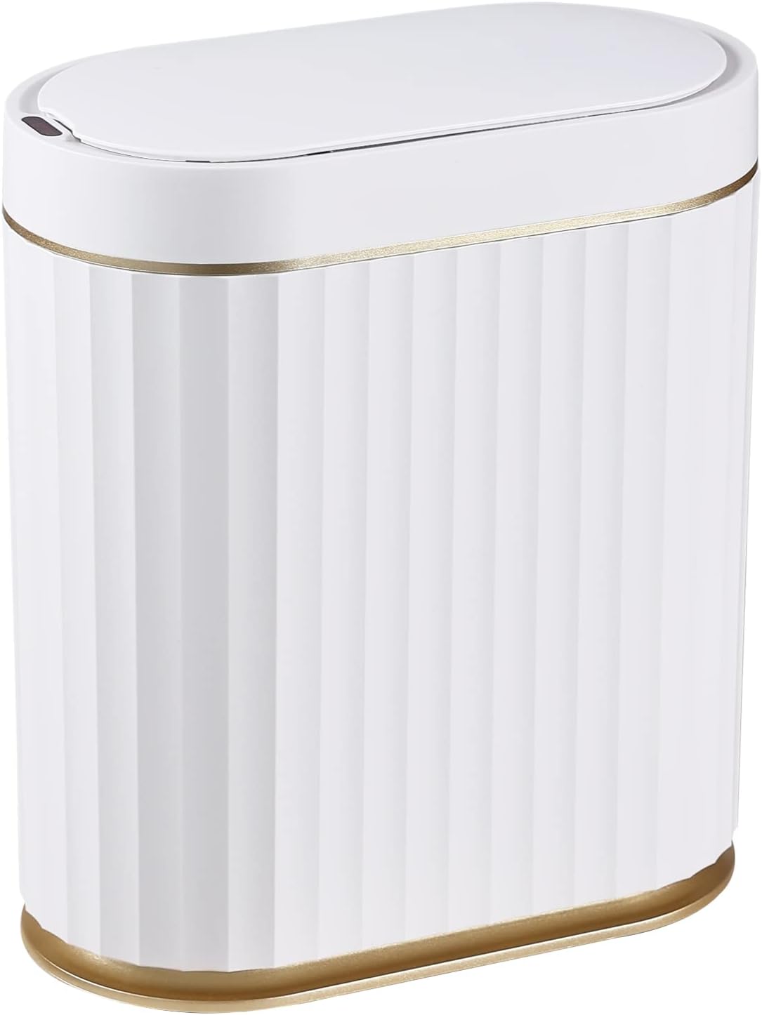 ELPHECO Automatic Motion Sensor Trash Can - 2 Gallon Slimline for Bathroom, Bedroom, Kitchen