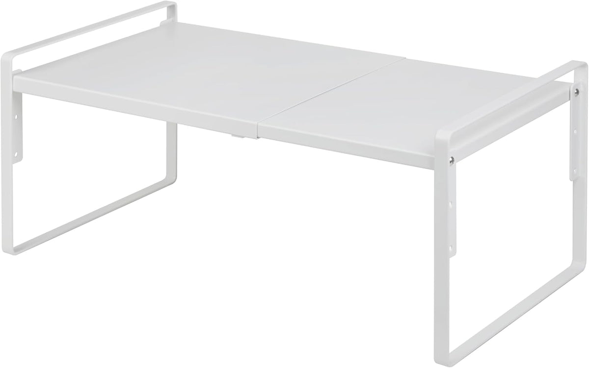 Nxconsu Cabinet Shelf Expandable Height Adjustable Shelf Organizer Riser for Kitchen Cabinet Pantry