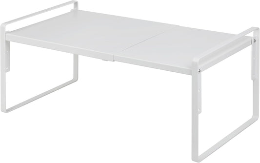 Nxconsu Cabinet Shelf Expandable Height Adjustable Shelf Organizer Riser for Kitchen Cabinet Pantry