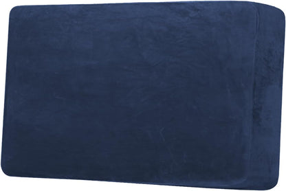 H.VERSAILTEX Velvet Stretch Individual Couch Cushion Cover Plush Slipcover for Loveseat Sofa
