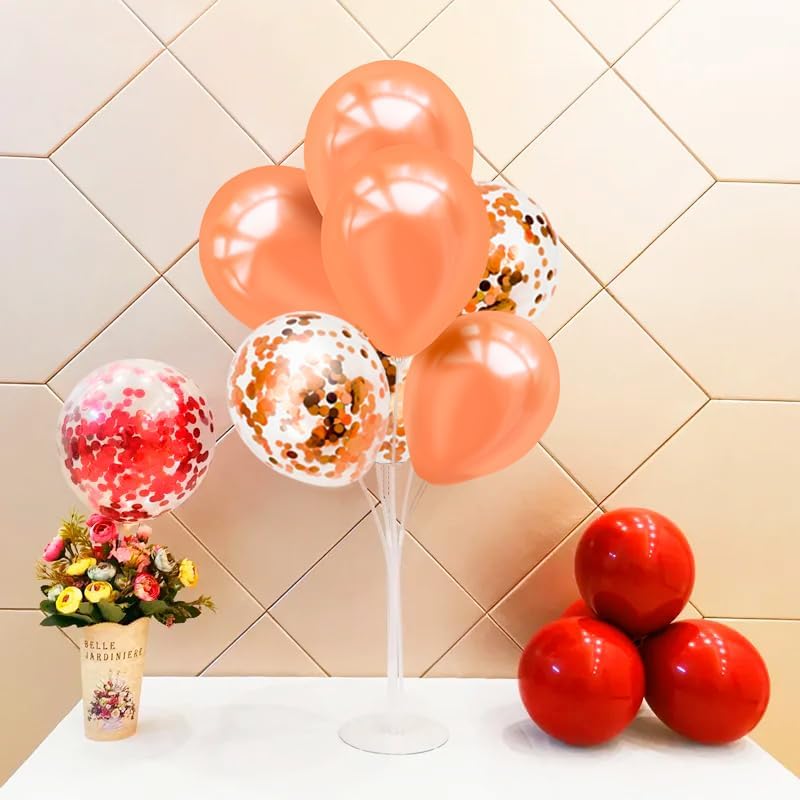 Rose Gold Balloon Stand Centerpiece Table Decorations for Birthday Anniversary Engagement Wedding