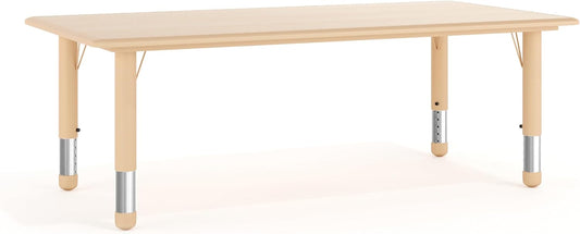 Flash Furniture Wren Adjustable Classroom Activity Table for School and Home, Plastic Activity