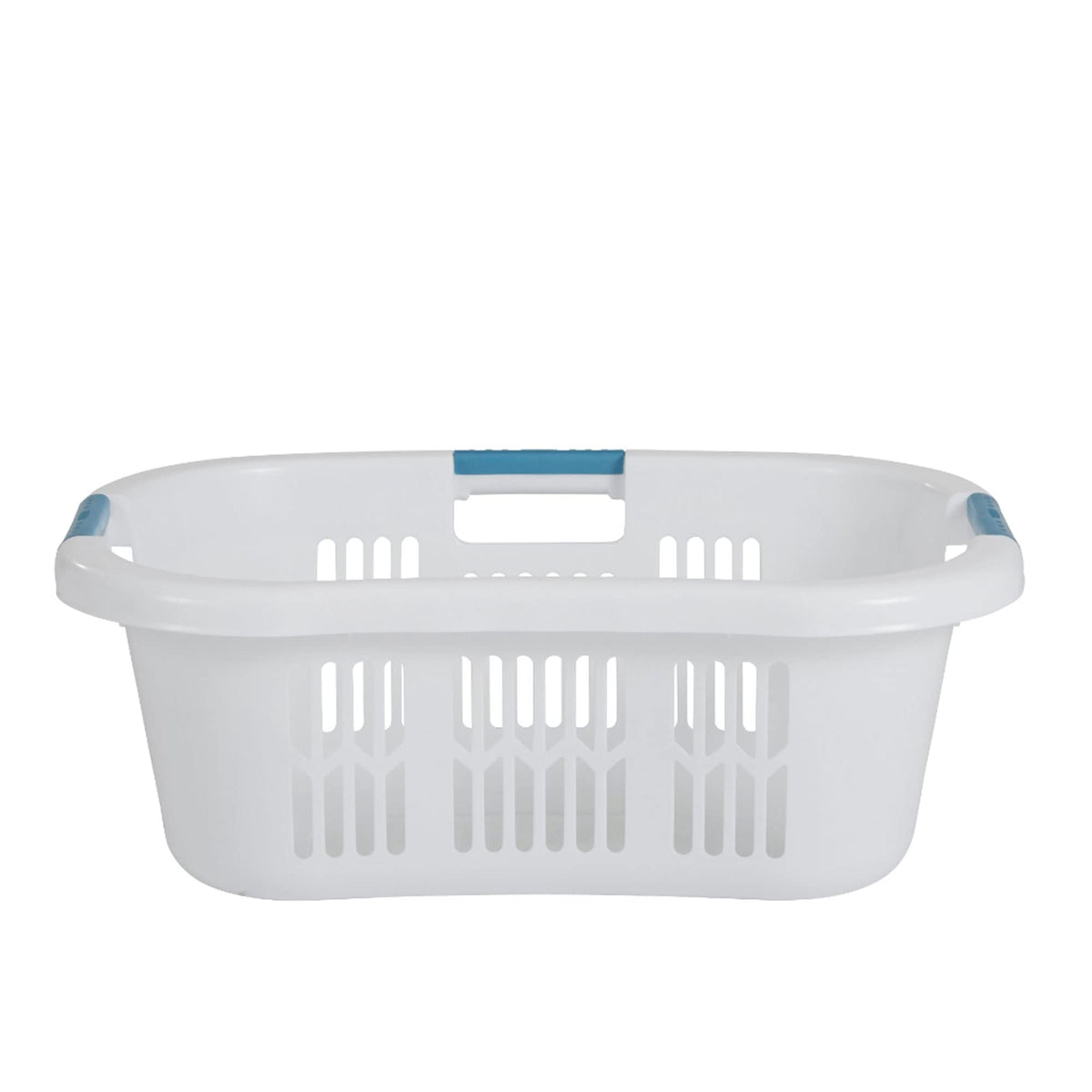 Rubbermaid Laundry Basket XL Hip-Hugger Basket 2.1-Bushel White Laundry