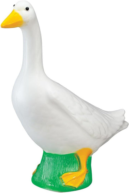 Fox Valley Traders Gaggleville Porch Goose Baby Statue – Charming 17" Outdoor Decorative Figurine