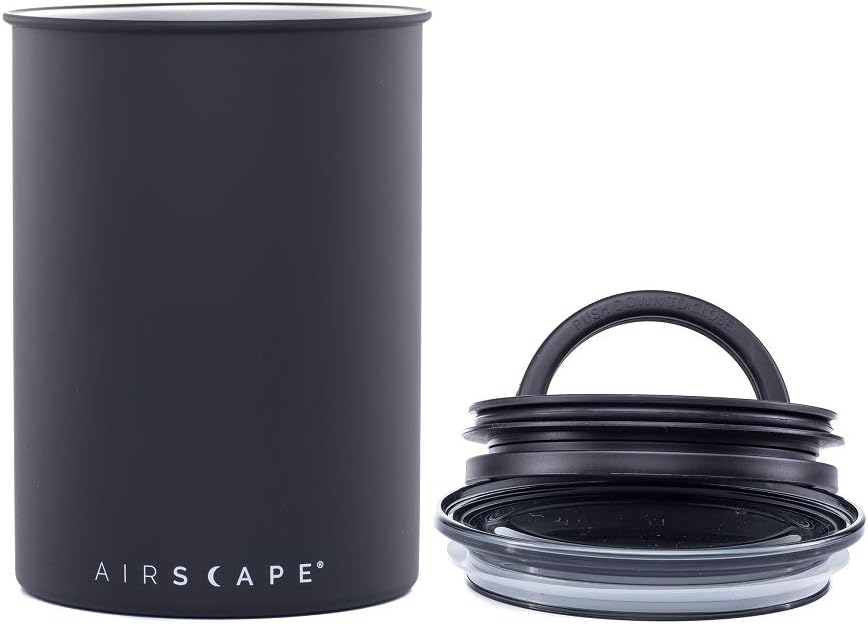 AirScape Planetary Design Stainless Steel Coffee Canister | Food Storage Container | US Patented