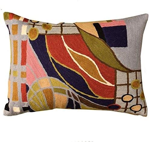 Lumbar Hundertwasser Throw Pillow Cover Biomorph Abstract Pillowcase Modern Couch Cushion Farmhouse