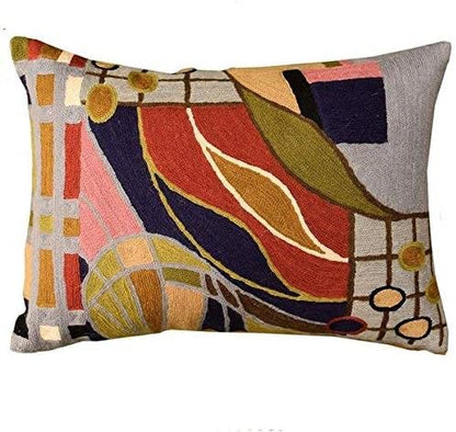 Lumbar Hundertwasser Throw Pillow Cover Biomorph Abstract Pillowcase Modern Couch Cushion Farmhouse