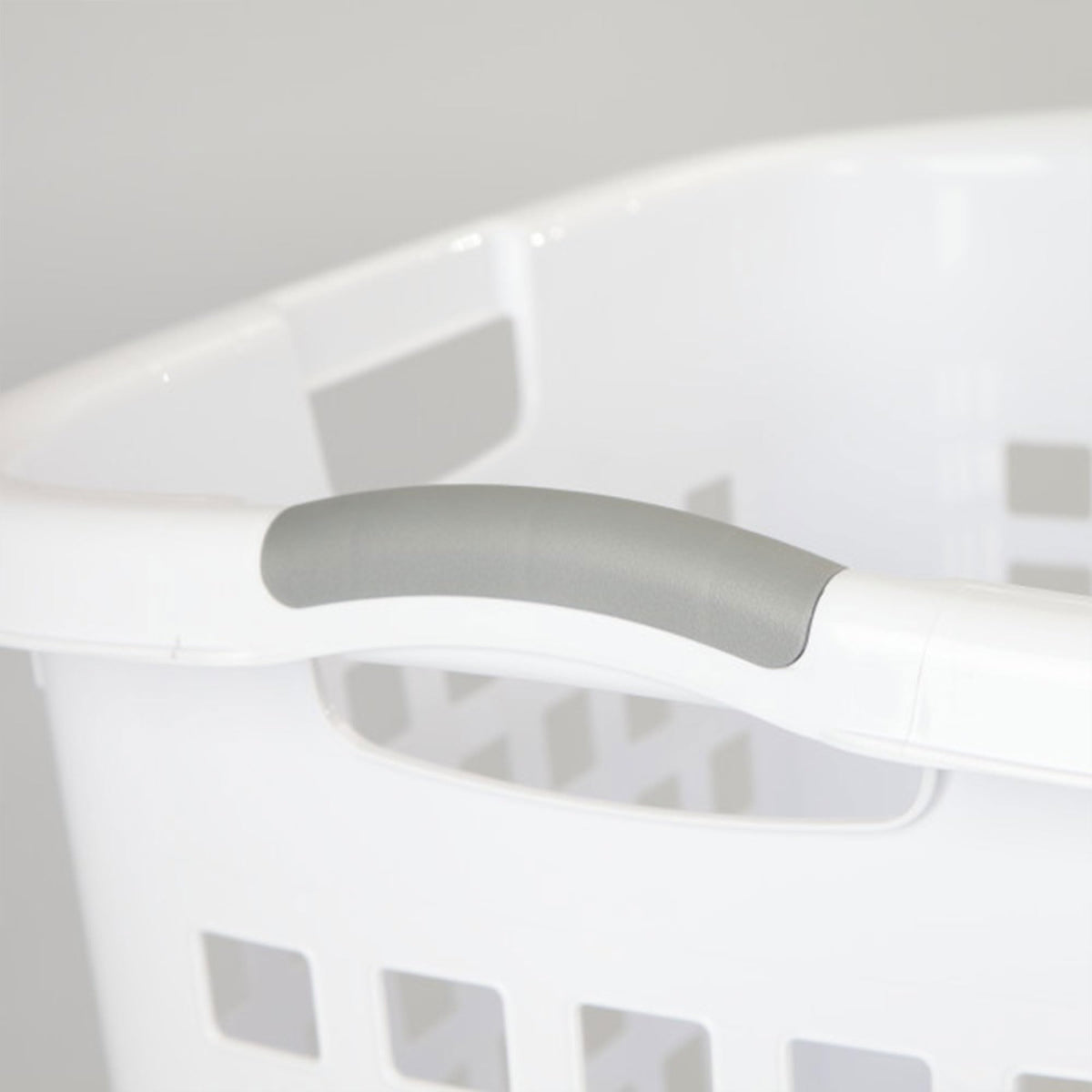 Sterilite Ultra™ Easy Carry Plastic Open Laundry Hamper, White, 4 Pack