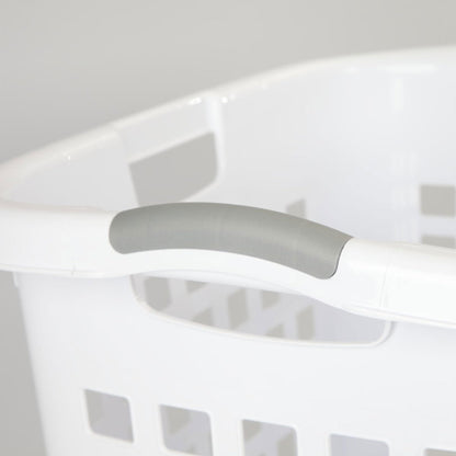 Sterilite Ultra™ Easy Carry Plastic Open Laundry Hamper, White, 4 Pack