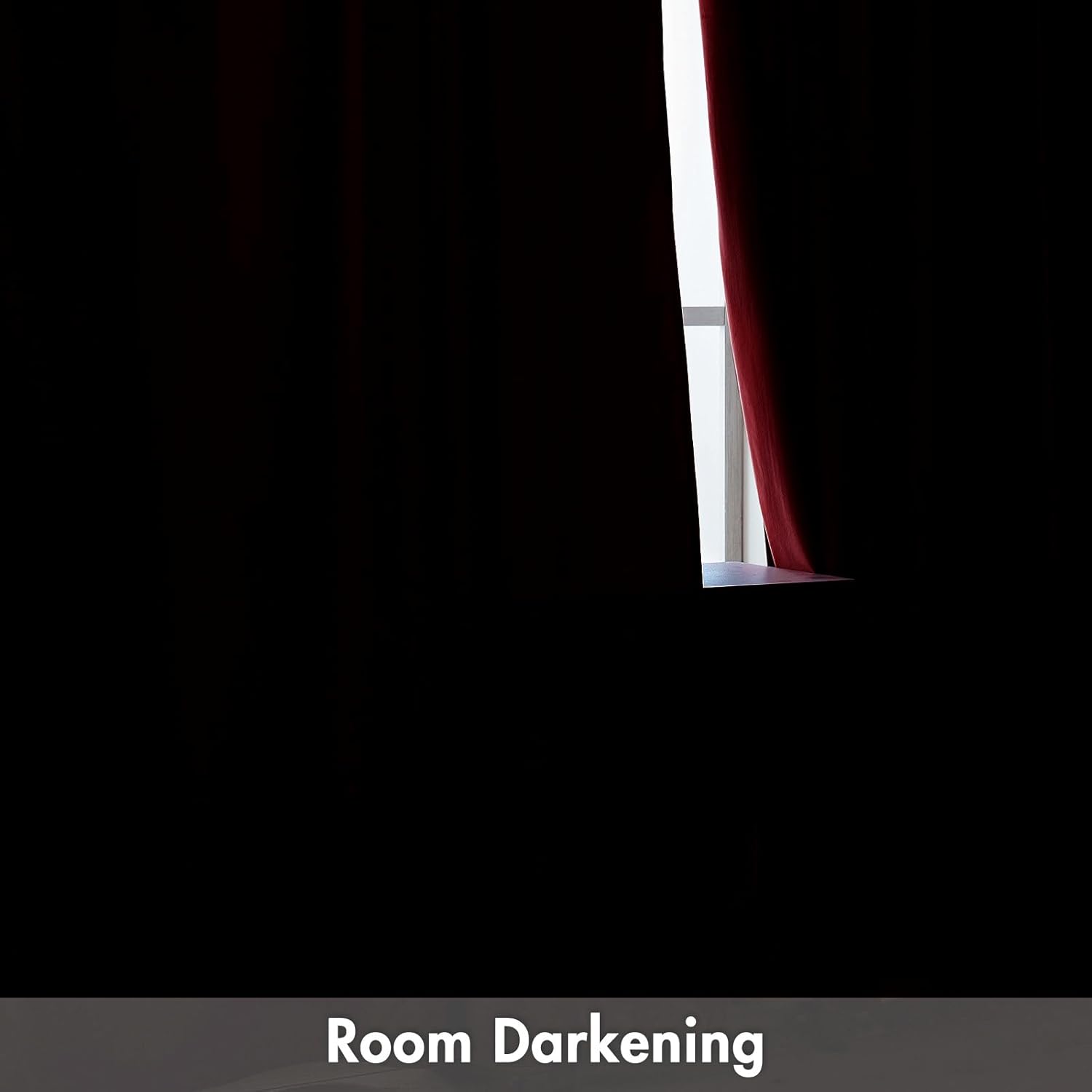 MIULEE Christmas Red Velvet Curtains Thermal Insulated Blackout Curtain Drapes for Bedroom Living