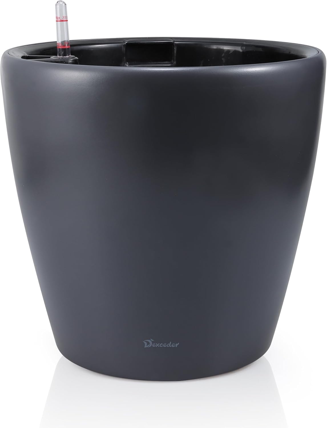 Dexceder 15x14 Self Watering Planter with Wheels Indoor Outdoor, Inner Pot Design, Thickened Large