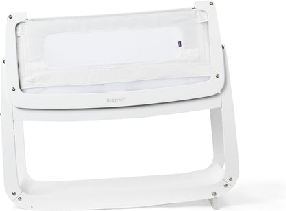 SnuzPod 4 Rocking Baby Bassinet Bedside Sleeper - Lightweight, Portable Bedside Bassinet, Lift Off