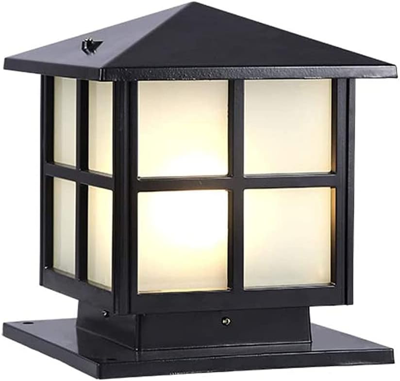 SLAWA Outdoor Post Lights Fixture, Modern Yard Entry Outdoor Column Lights with Aluminum Housing