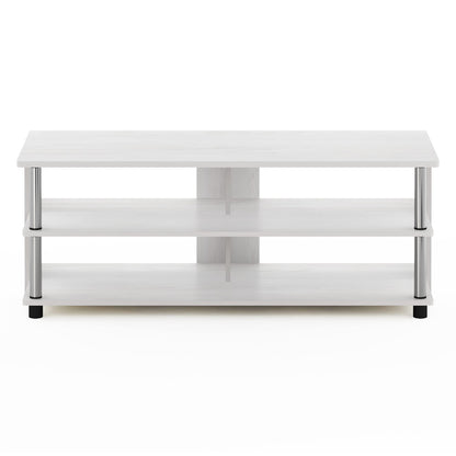 Furinno Turn-N-Tube Shoe Rack, 3-Tier Shoe Organizer, Compact Shoe Storage with Open Shelves and