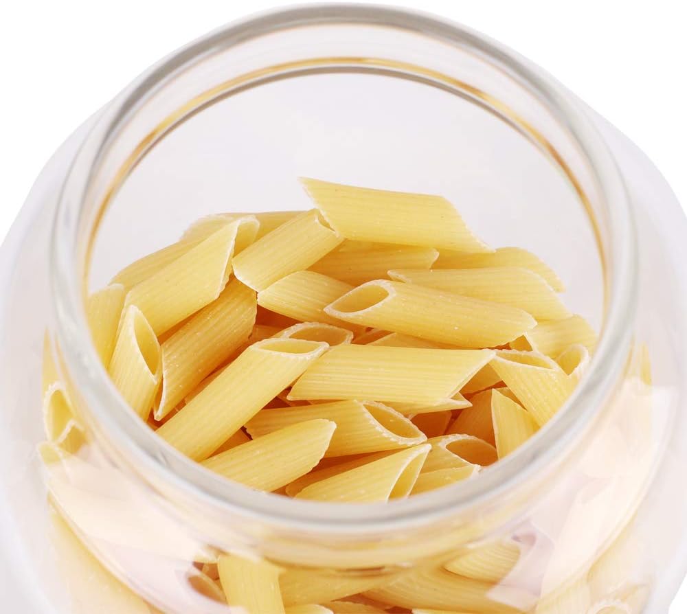 Glass Storage Jar, Food Storage Container/Canisters with Airtight Lid for Serving Tea, Coffee