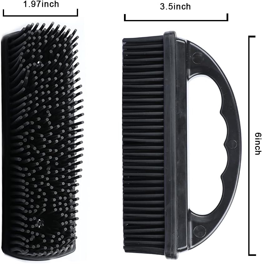 Rubber Pet Hair Removal Brush Lint & Cat Dog Hair Remover Brush Pet Silicone Lint and Debris