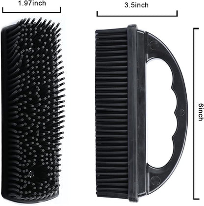 Rubber Pet Hair Removal Brush Lint & Cat Dog Hair Remover Brush Pet Silicone Lint and Debris