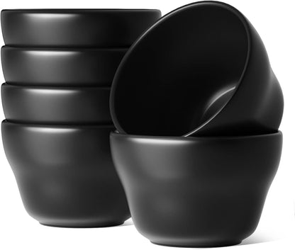 LE TAUCI Small Dessert Bowls Chili Bowls 8 Ounce Bouillon Cups for Dessert Soup Dipping Sauce