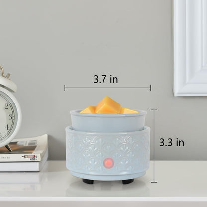 kobodon Ceramic Wax Melt Warmer - 3-in-1Electric Wax Warmer-Fragrance Candle Burner for Scented Wax