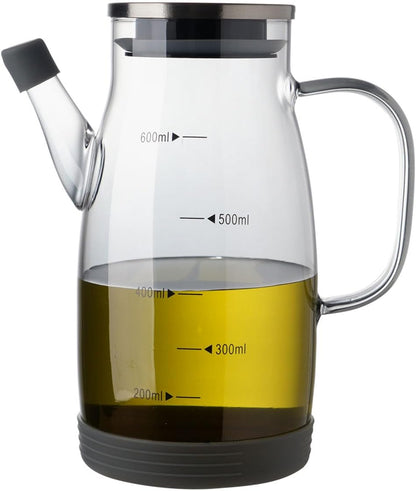 Large Glass Oil Dispenser Bottle for Kitchen Cooking Recipiente Para Aceite De Cocina Olive Oil