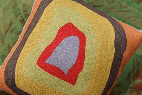 Kandinsky Abstract Pillow Cover - Colorful Modern Throw Pillowcase Chair Cushion Contemporary