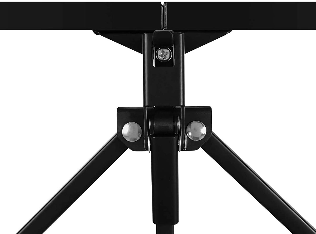HealSmart Heavy Duty 3-Tier Foldable Metal Rack, 14.96" D x 27.95" W x 34.25" H Storage Shelving