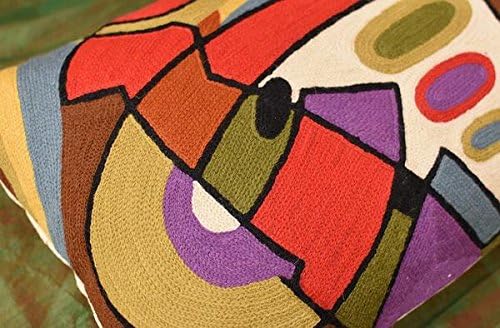 Lumbar Kandinsky Contemporary Throw Pillows - Musical | Modern Pillow Cases | Abstract Pillows |