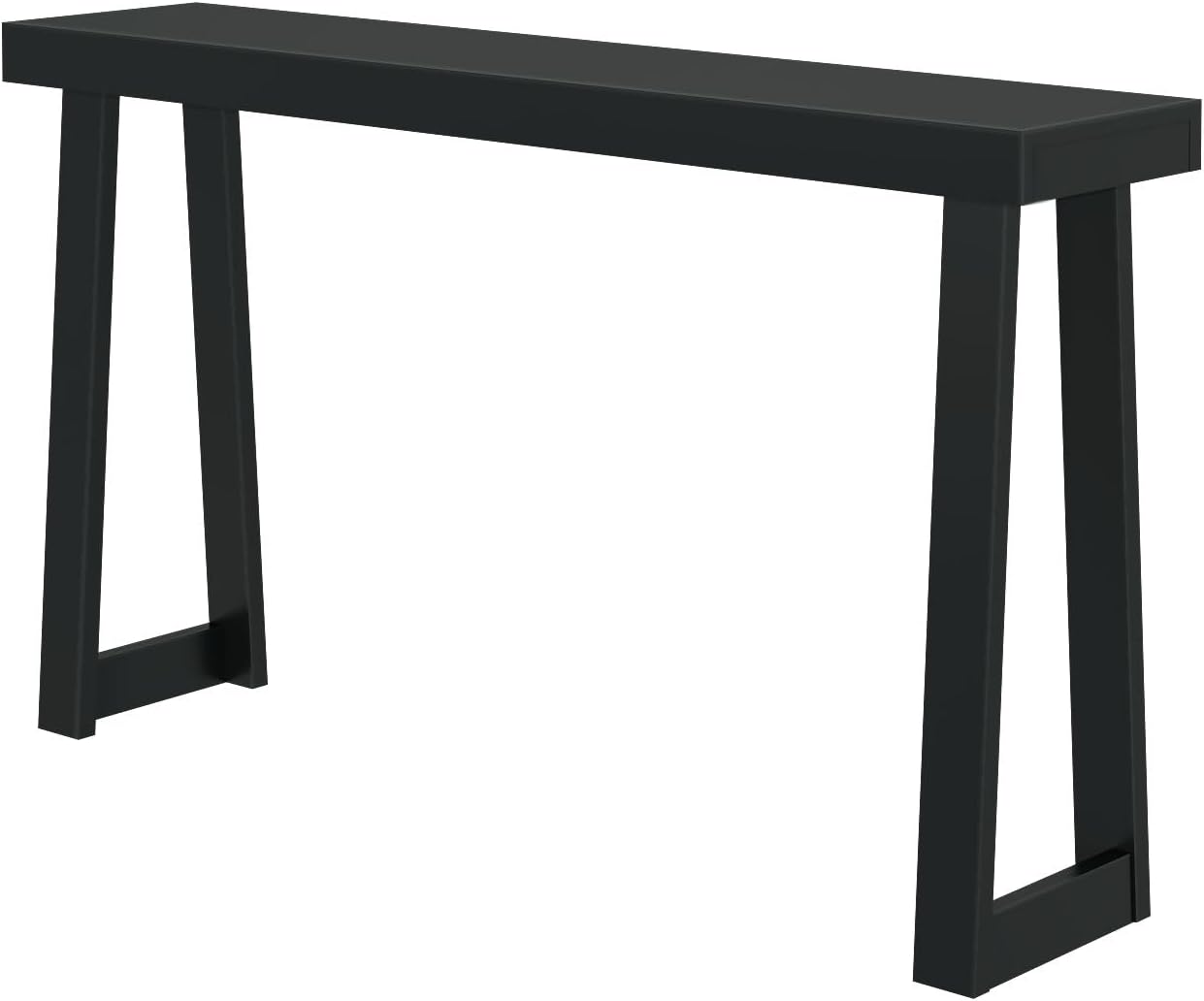 Plank+Beam Solid Wood Console Table, 56 Inch, Sofa Table, Narrow Entryway Table for Hallway, Behind