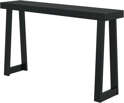 Plank+Beam Solid Wood Console Table, 56 Inch, Sofa Table, Narrow Entryway Table for Hallway, Behind