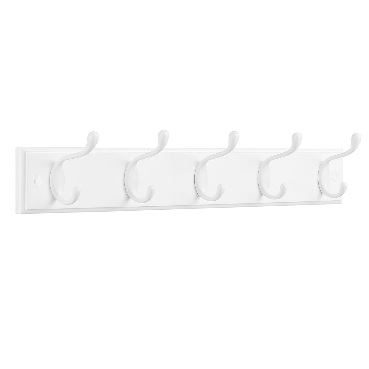 SONGMICS Wall-Mounted Coat Rack, 5 Dual Metal Hooks